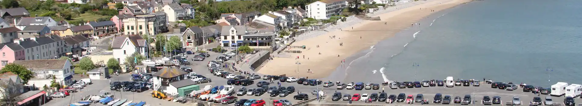 Campsites near Saundersfoot beach