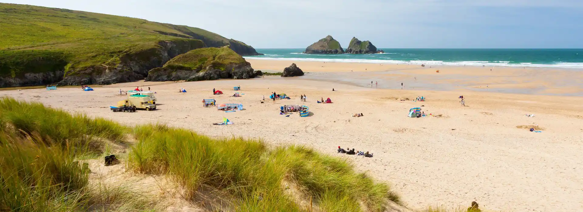 Holywell Bay campsites