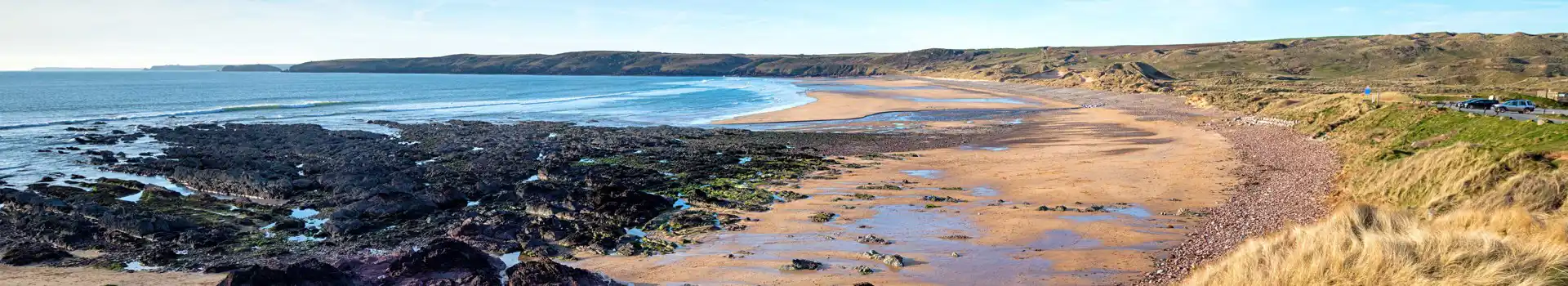 Campsites near Freshwater West Beach