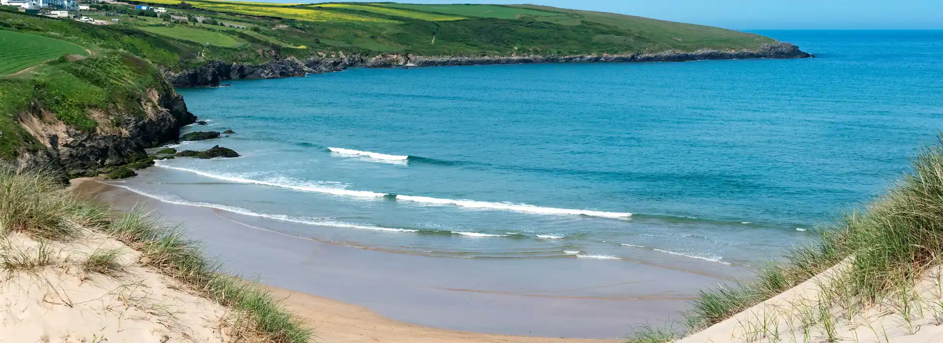 Campsites near Crantock beach