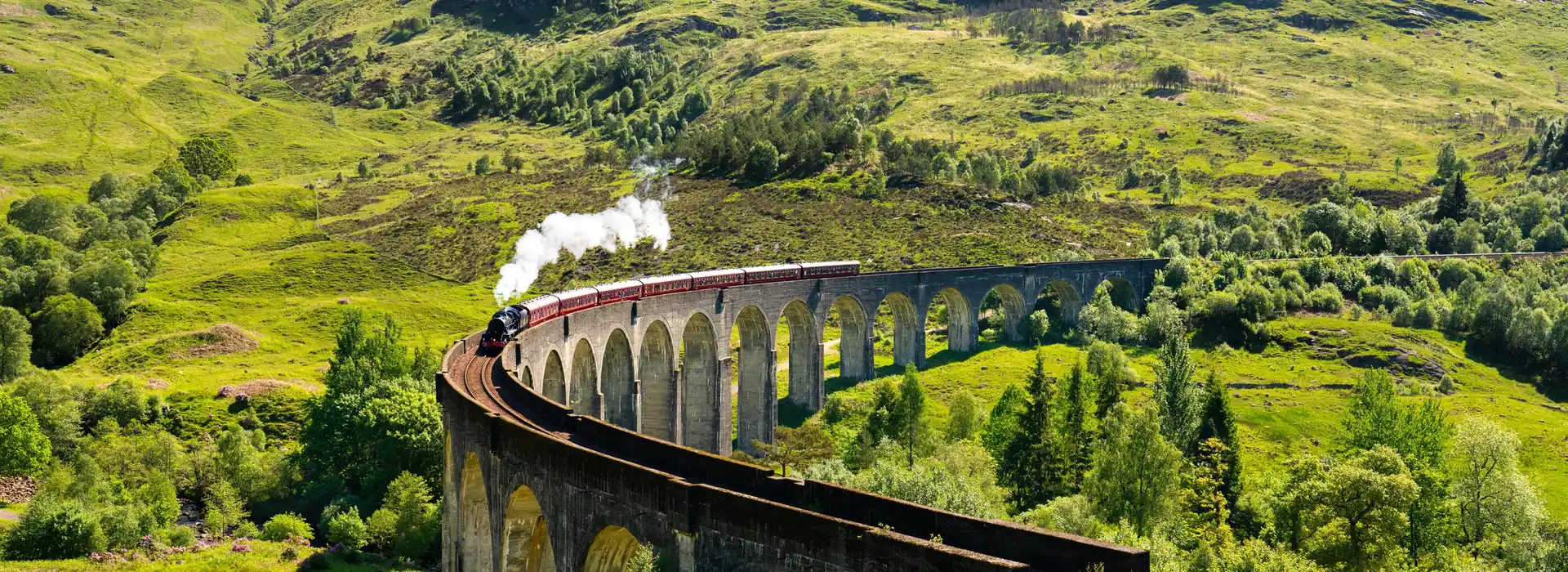 Campsites near Glenfinnan Viaduct