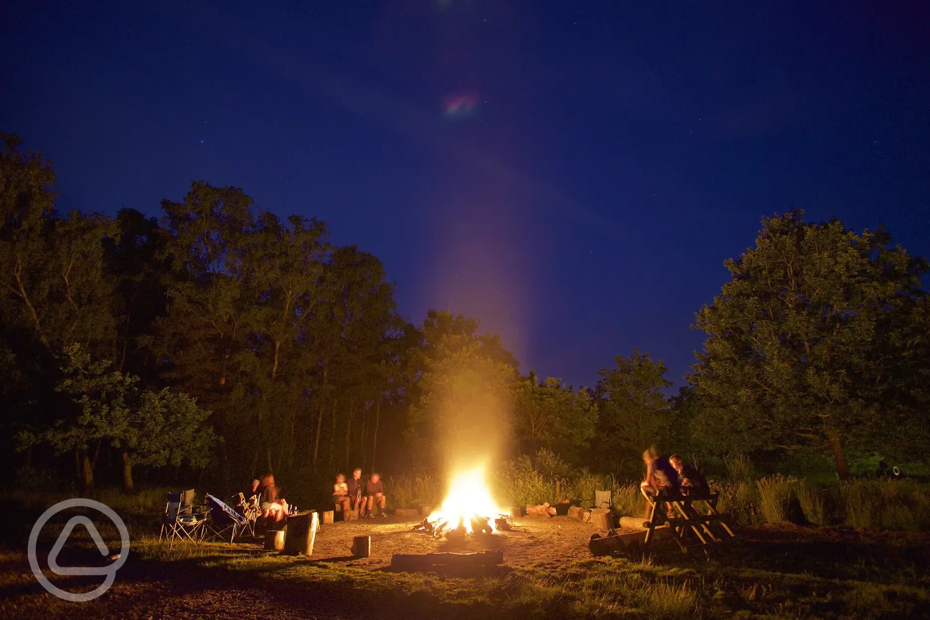 Communal campfire