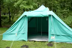 Ready tents with an electric hook up cable provided Ready tents with an electric hook up cable provided