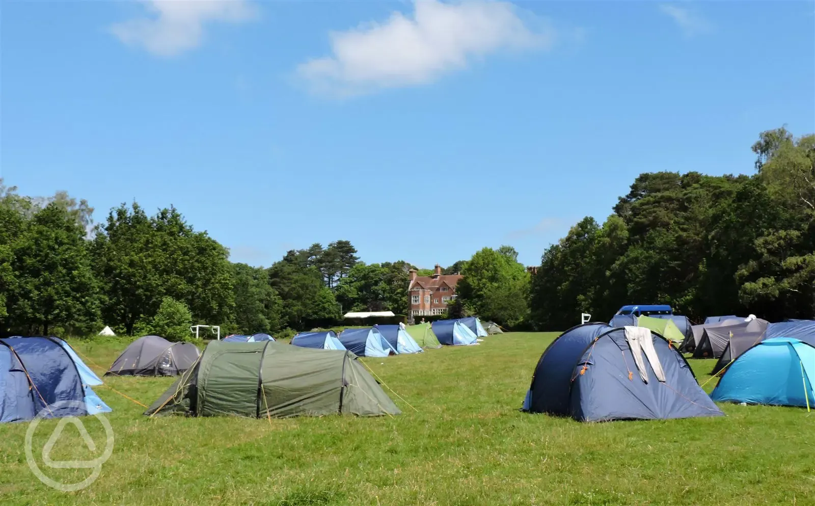 Lake view grass pitches