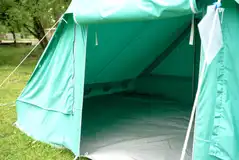Ready tents sleeping up to four (camp beds are provided) Ready tents sleeping up to four (camp beds are provided)