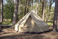 Bell tents sleeping up to six Bell tents sleeping up to six