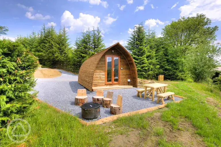 Premium glamping pods