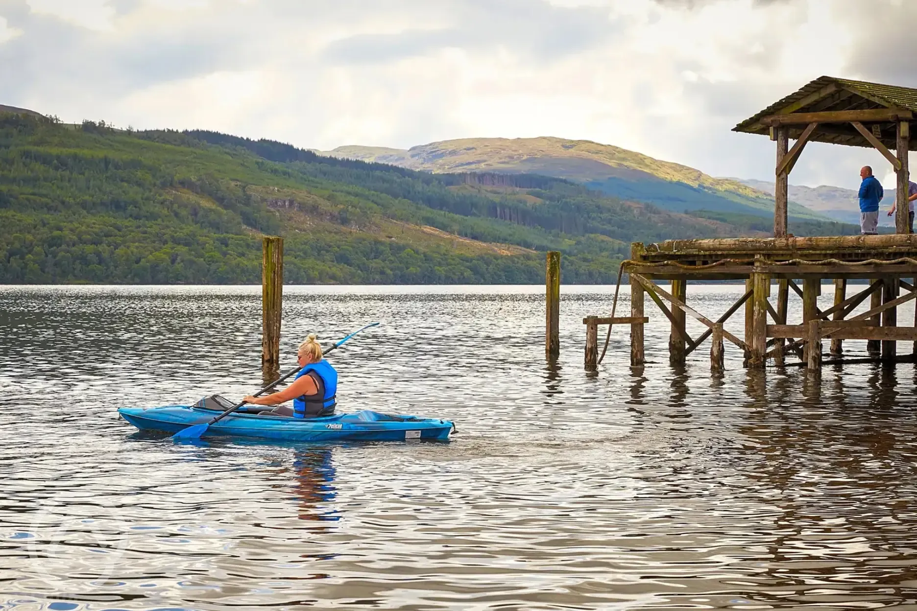 Canoeing on Loch Tay