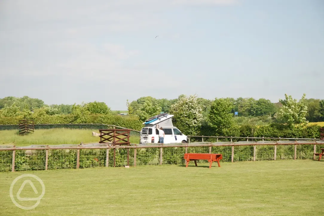 Camper and Lower Field