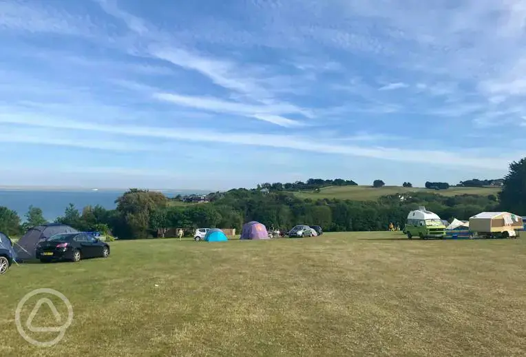 Kingsdown Camping views