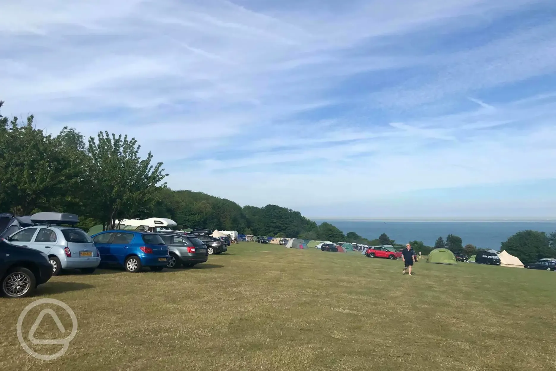 Tent pitches Kingsdown Camping