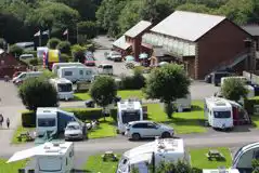 Fully serviced hardstanding pitches