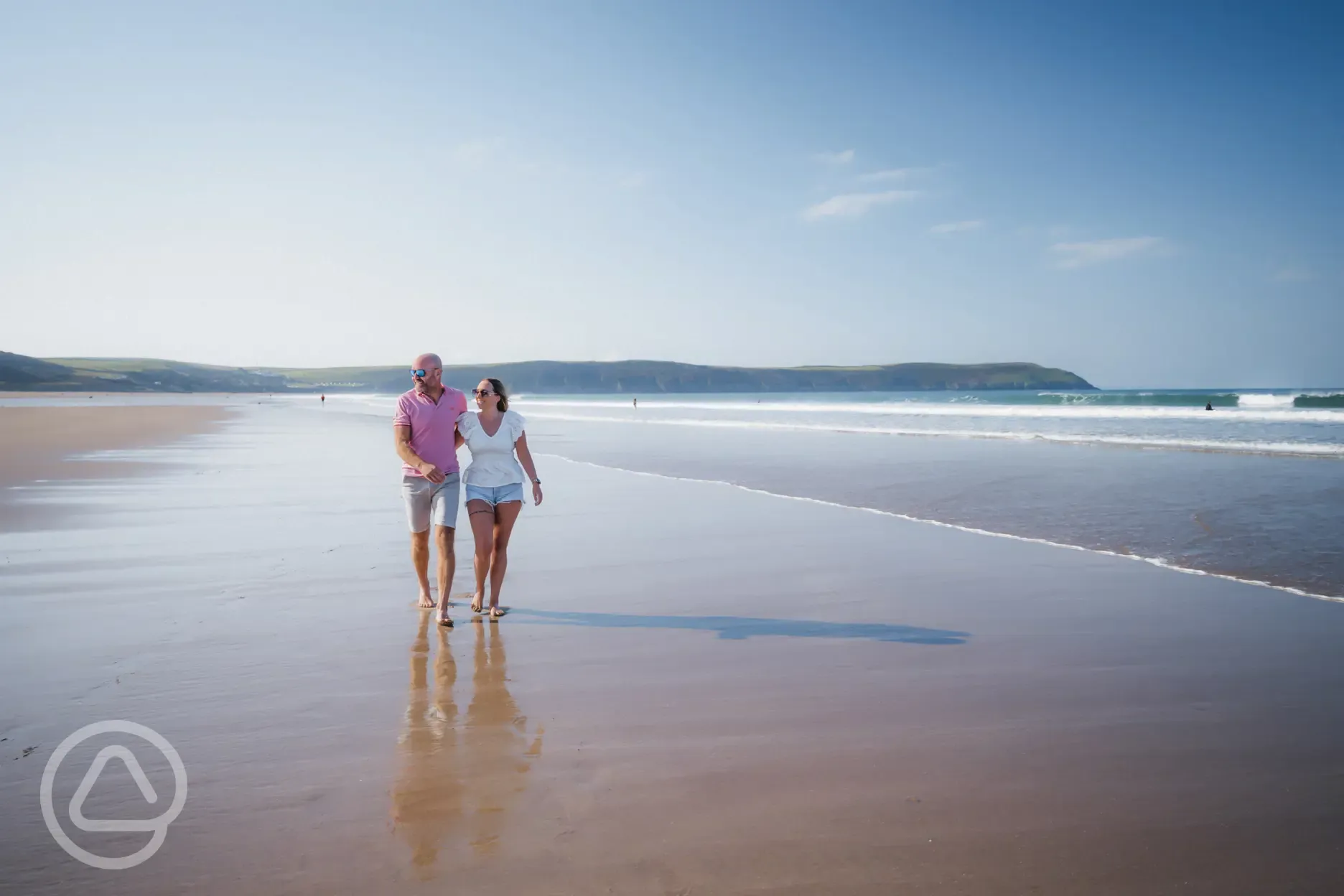 Nearby Woolacombe Beach - five minute drive from the park