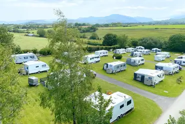 Aerial of Rhyd y Galen Caravan and Camping Park