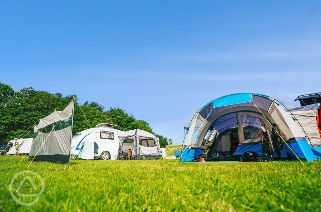 Non electric grass pitches at Sherwood Pines Campsite Non electric grass pitches at Sherwood Pines Campsite