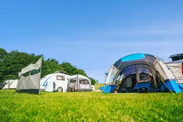 Non electric grass pitches at Sherwood Pines Campsite