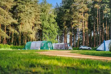 Non electric grass pitches at Sherwood Pines Campsite