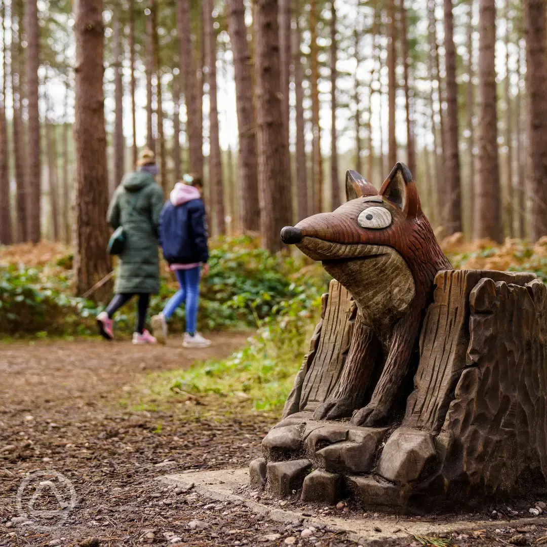 Gruffalo Sculpture Trail at Sherwood Pines Campsite Gruffalo Sculpture Trail at Sherwood Pines Campsite