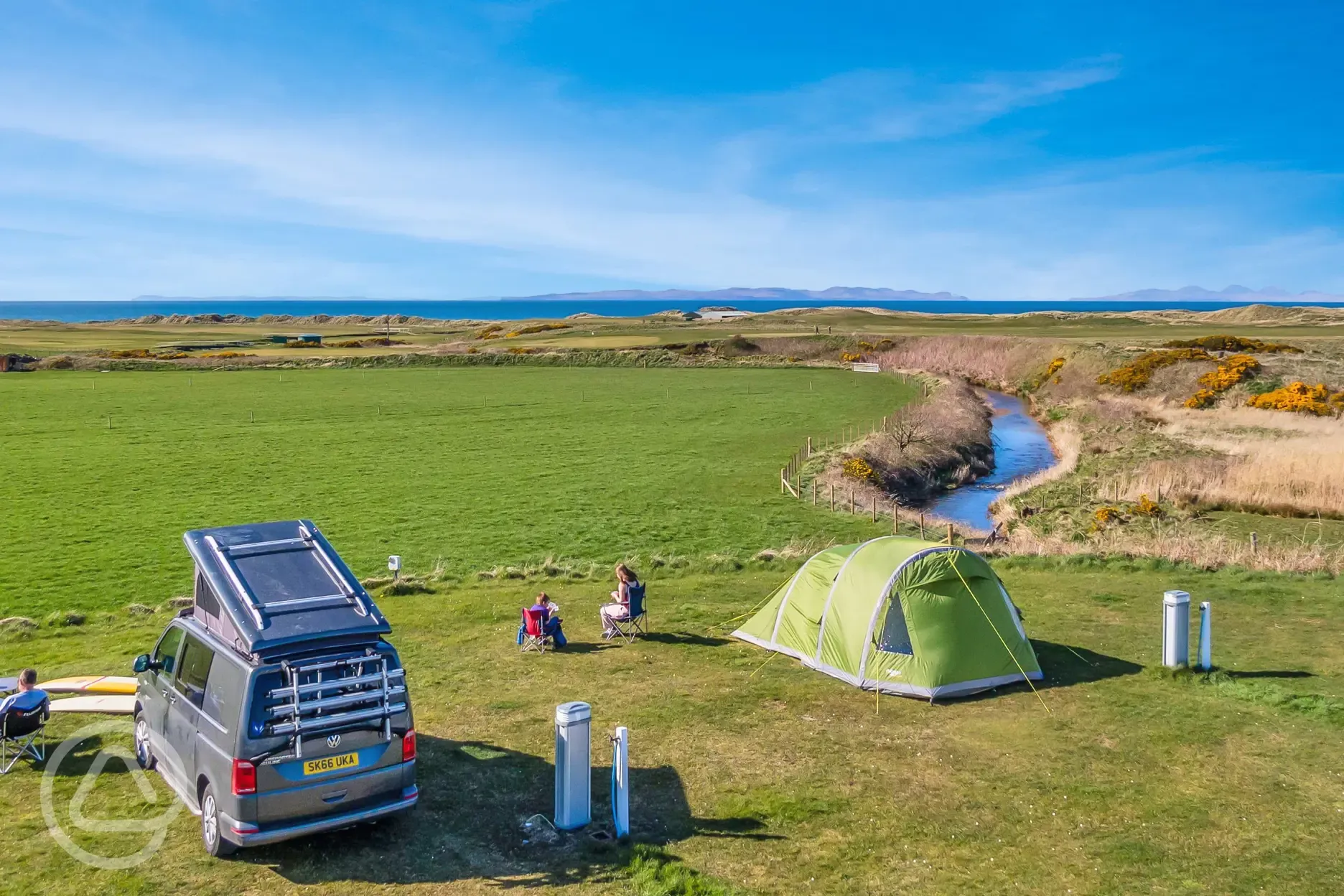 Electric grass pitches