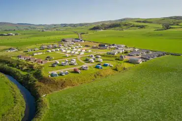 Aerial of the campsite