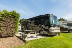 Fully serviced touring pitches