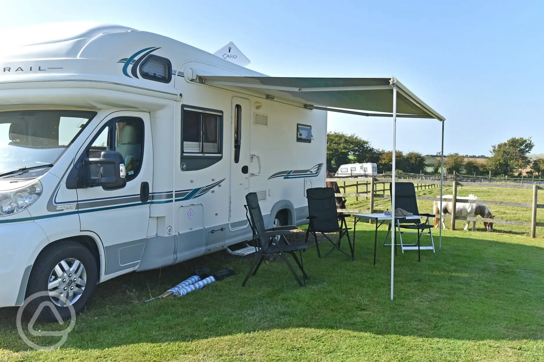 Fully serviced grass pitch