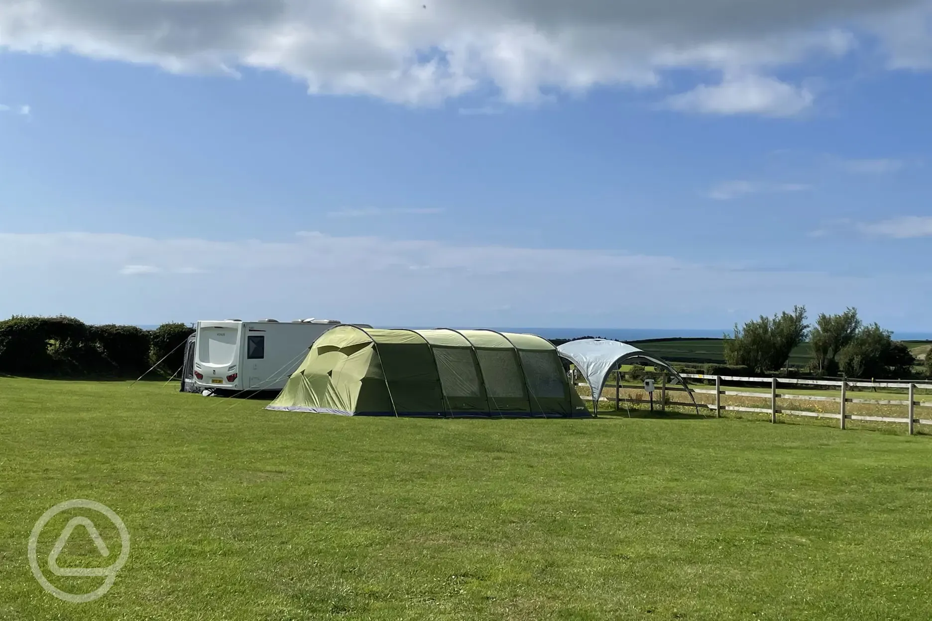 Large electric grass pitches