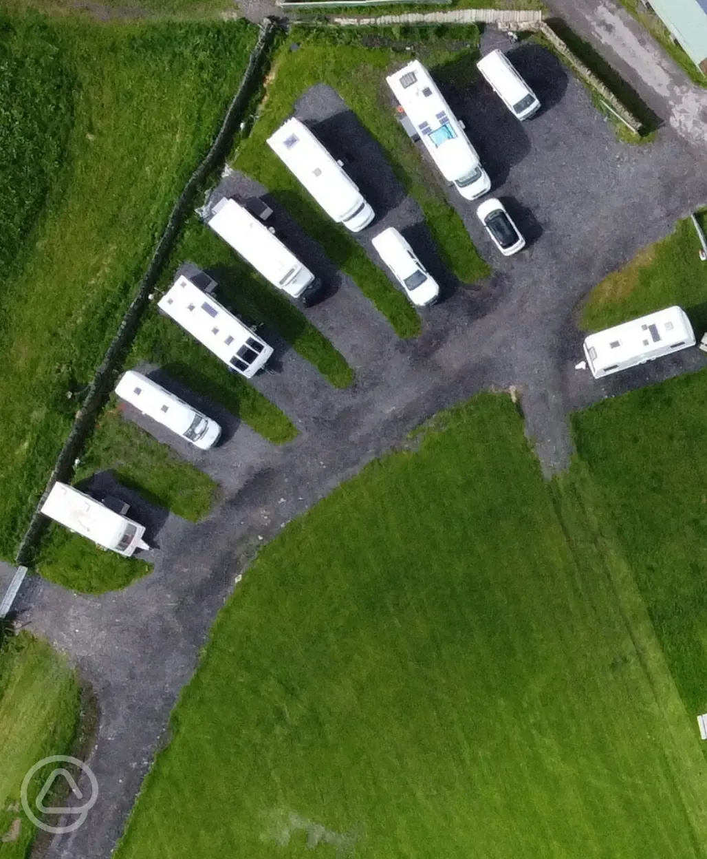 Electric hardstanding pitches