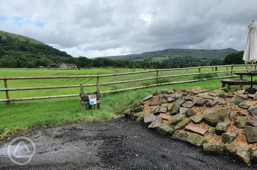 Electric hardstanding pitches