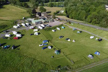 Aerial view of site