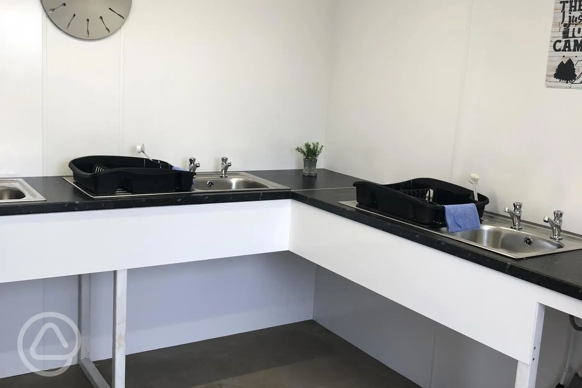 New facilities including laundry, kitchen facilities and dishwashing area