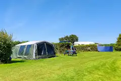 Large electric grass pitches with 10 amp hook ups