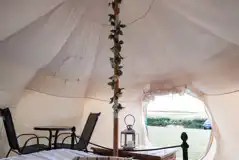 Lotus belle tent interior