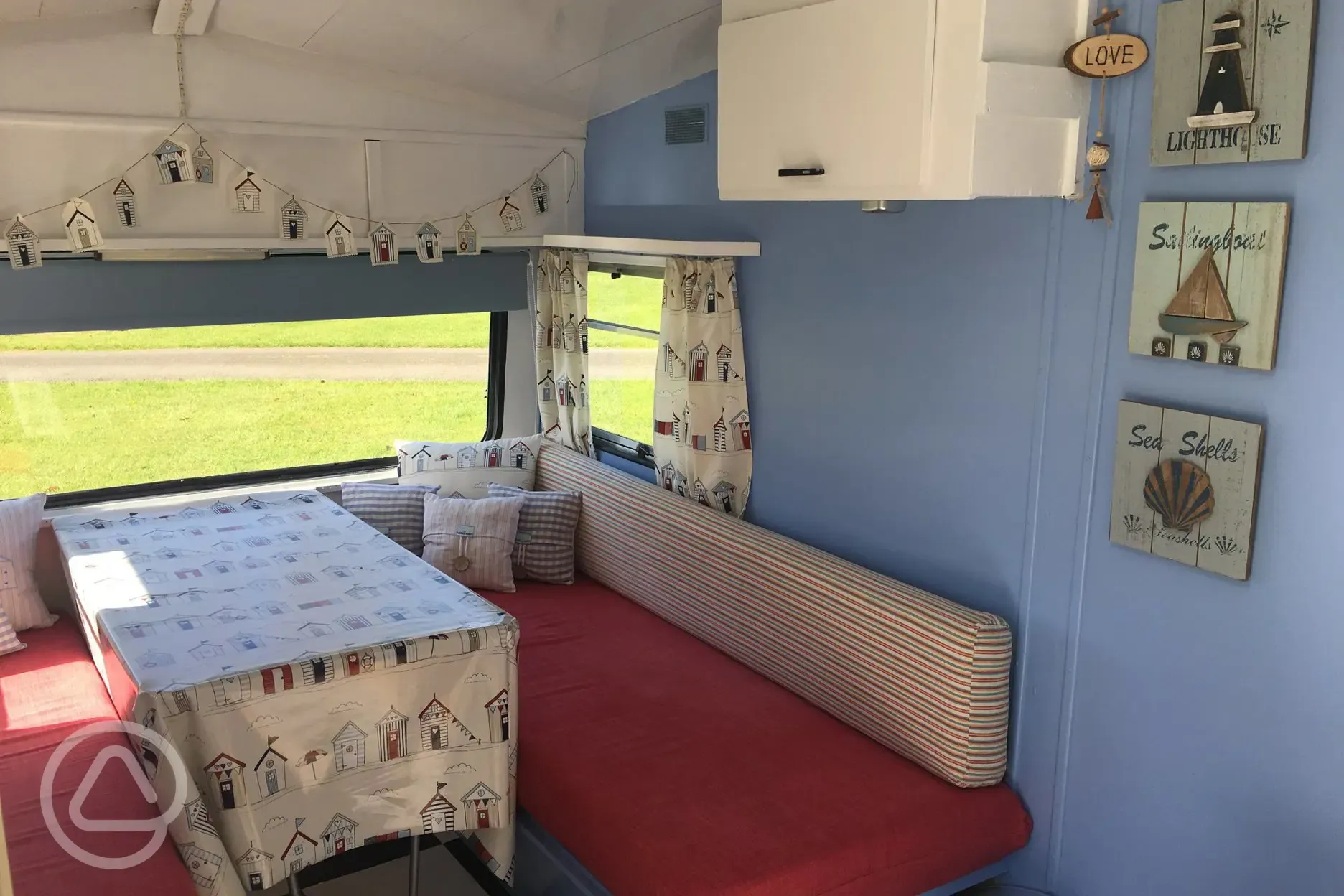 Dolly vintage caravan interior