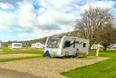 Medium semi serviced hardstanding pitches with 16 amp electric hook up