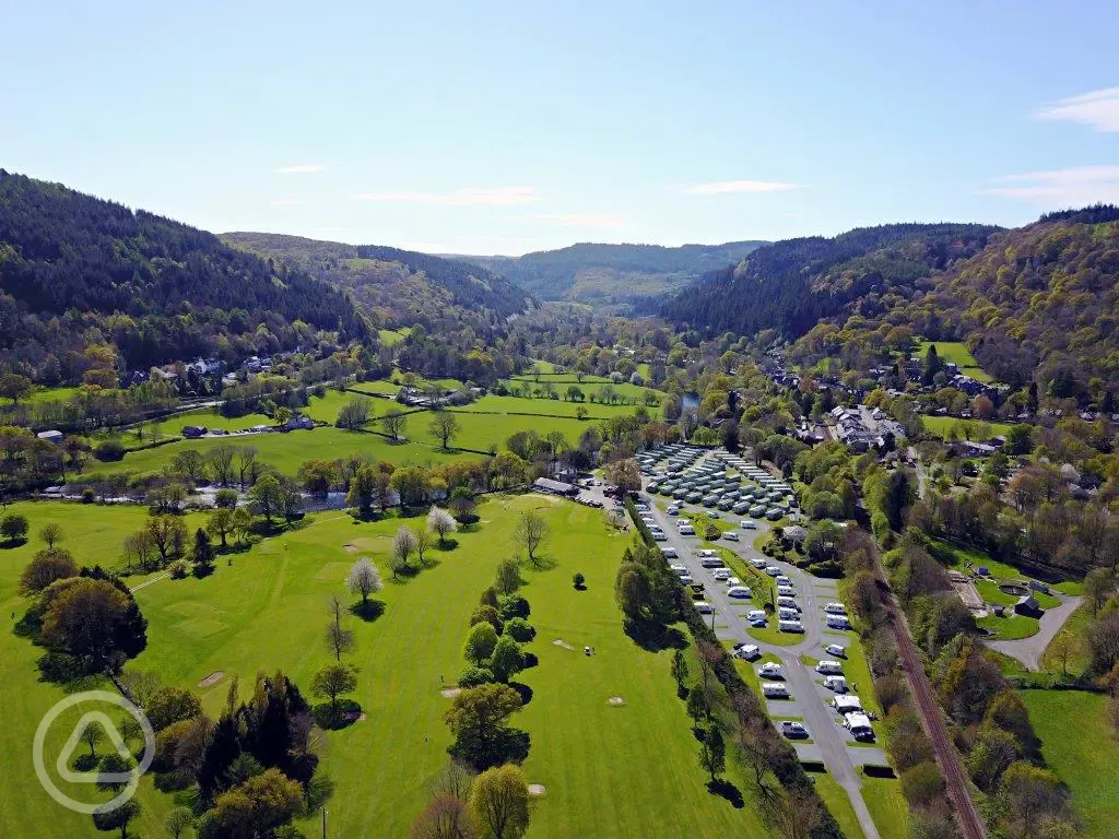 Aerial View of Park