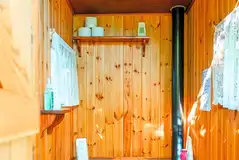 Glamping units with their own private eco compost toilets