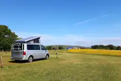 Non electric grass campervan pitches