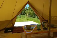 Bell tent interior