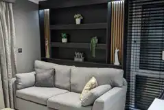 Blencathra camping pod lounge area