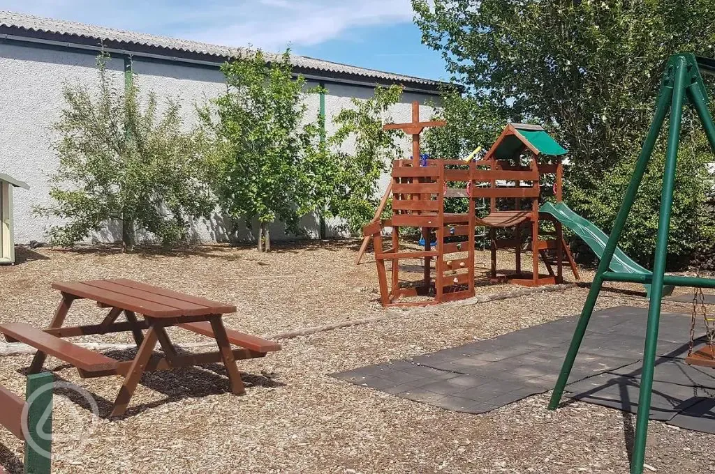 Play area at Beckses Caravan Park