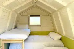 Camping pod interior