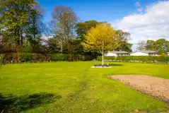 Large electric grass tent pitches for tents upto 7.5m and 16 amp hook up
