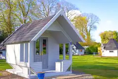 Octo glamping pod exterior for solo campers
