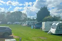 Electric grass touring pitches for caravans, campervans and motorhomes