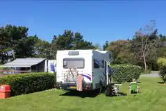 Serviced grass touring pitches