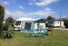 Serviced grass touring pitches