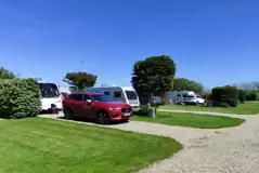 Serviced hardstanding pitches with 10 amp hook up Serviced hardstanding pitches with 10 amp hook up