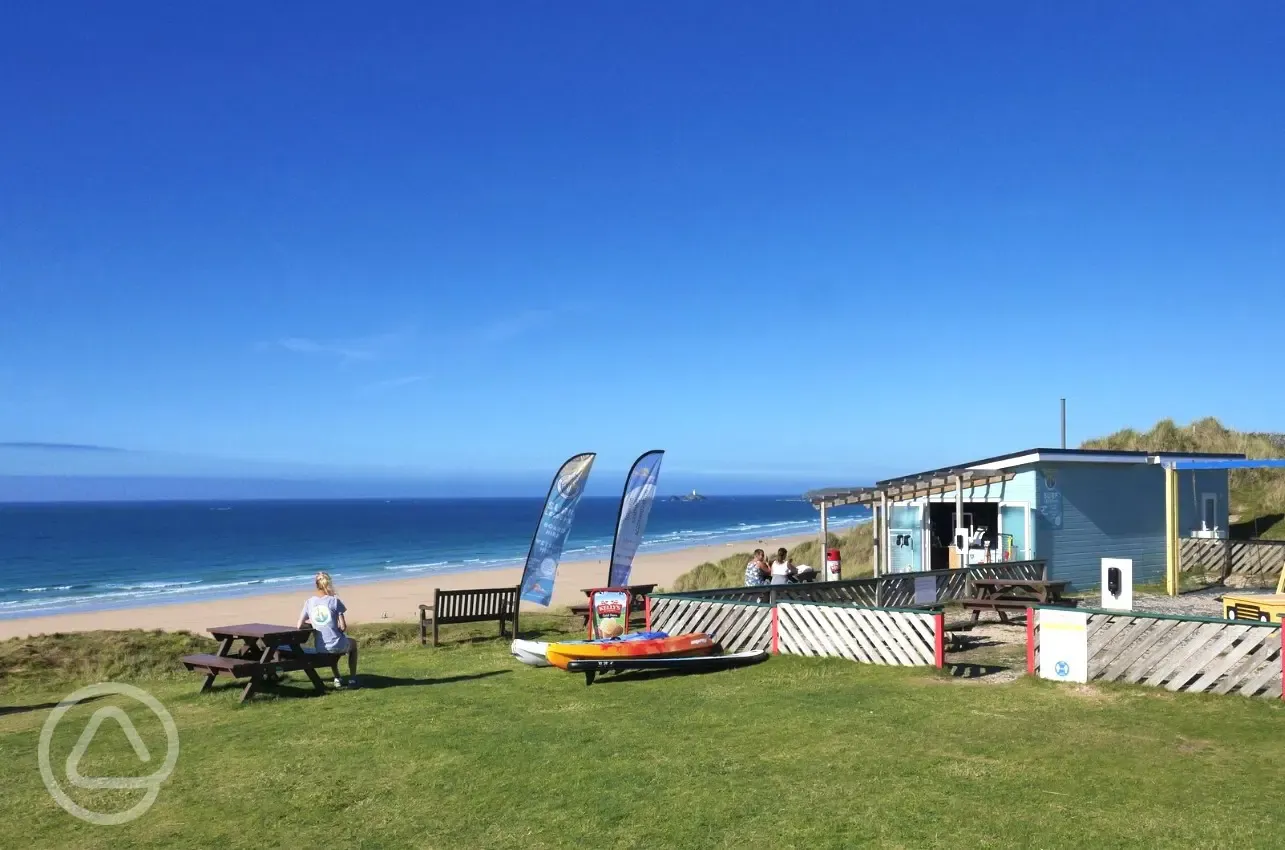 Onsite surf school