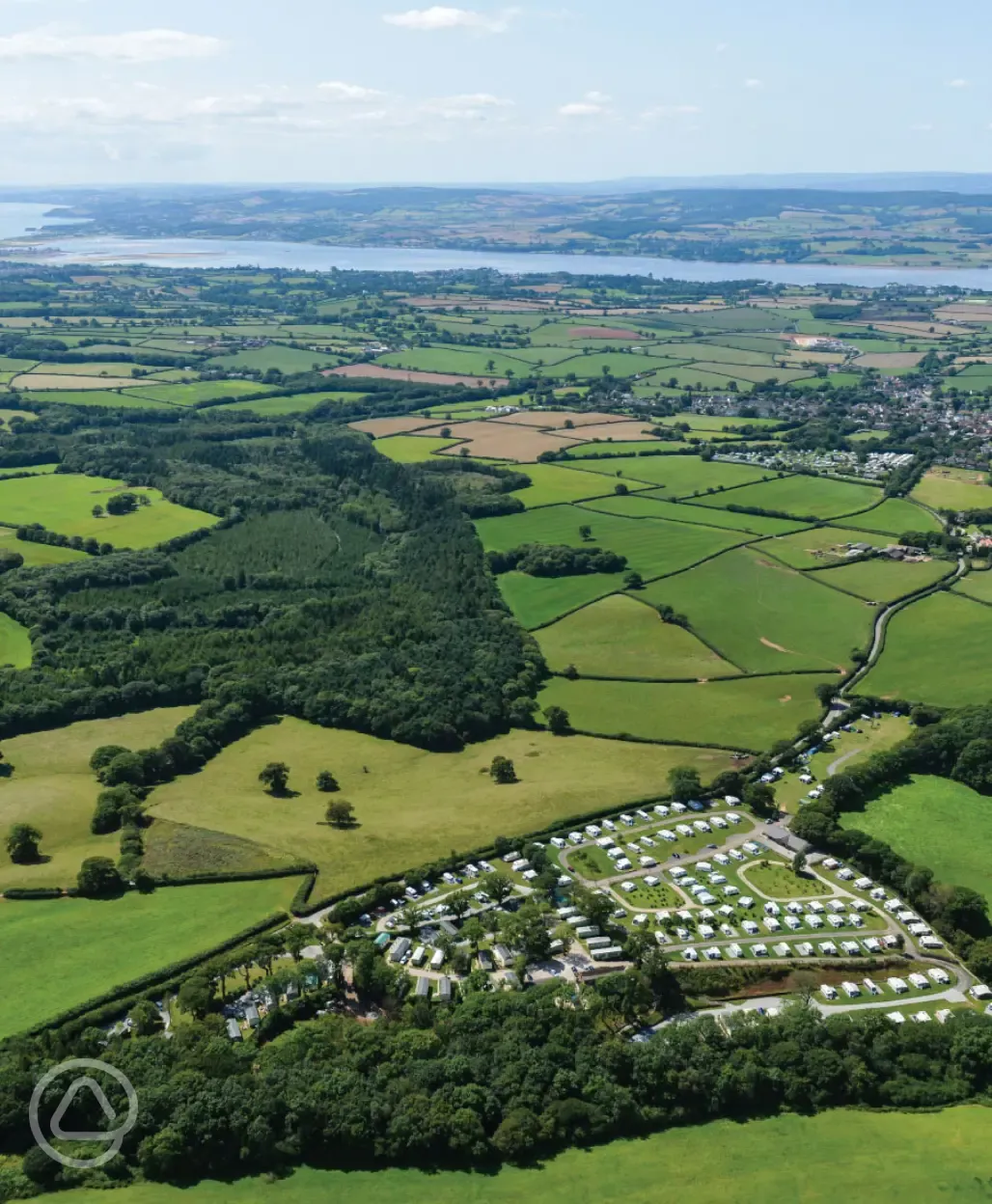 Aerial view of site